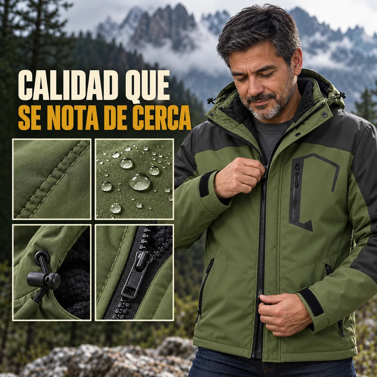 Chamarra Hombre Sierra 3 en 1 — Edición Todo Terreno