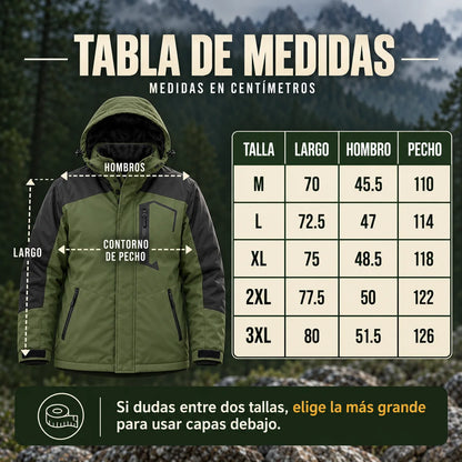 Chamarra Hombre Sierra 3 en 1 — Edición Todo Terreno