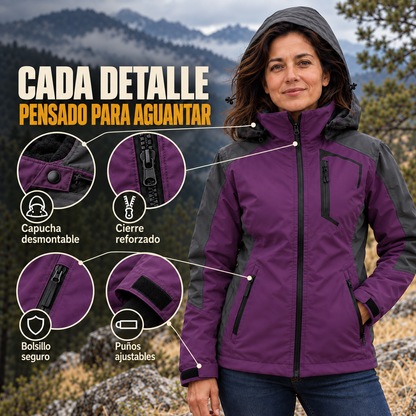 Chaqueta Mujer Sierra 3 en 1 — Edición Todo Terreno