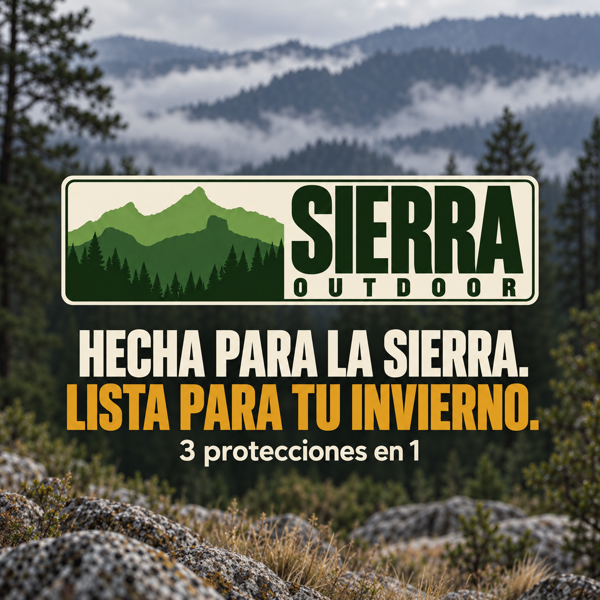 Chaqueta Mujer Sierra 3 en 1 — Edición Todo Terreno